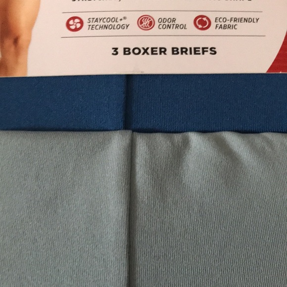 Jockey Essentials Men's Microfiber Underwear Moisture Wicking Boxer Brief NIB - Picture 8 of 10